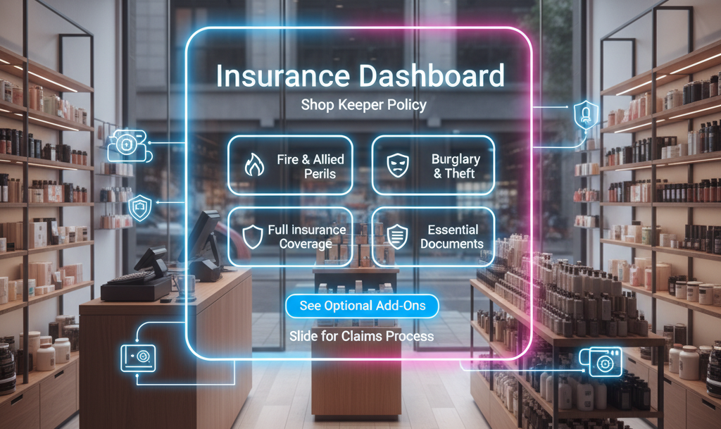 Shop Keeper Insurance Dashboard