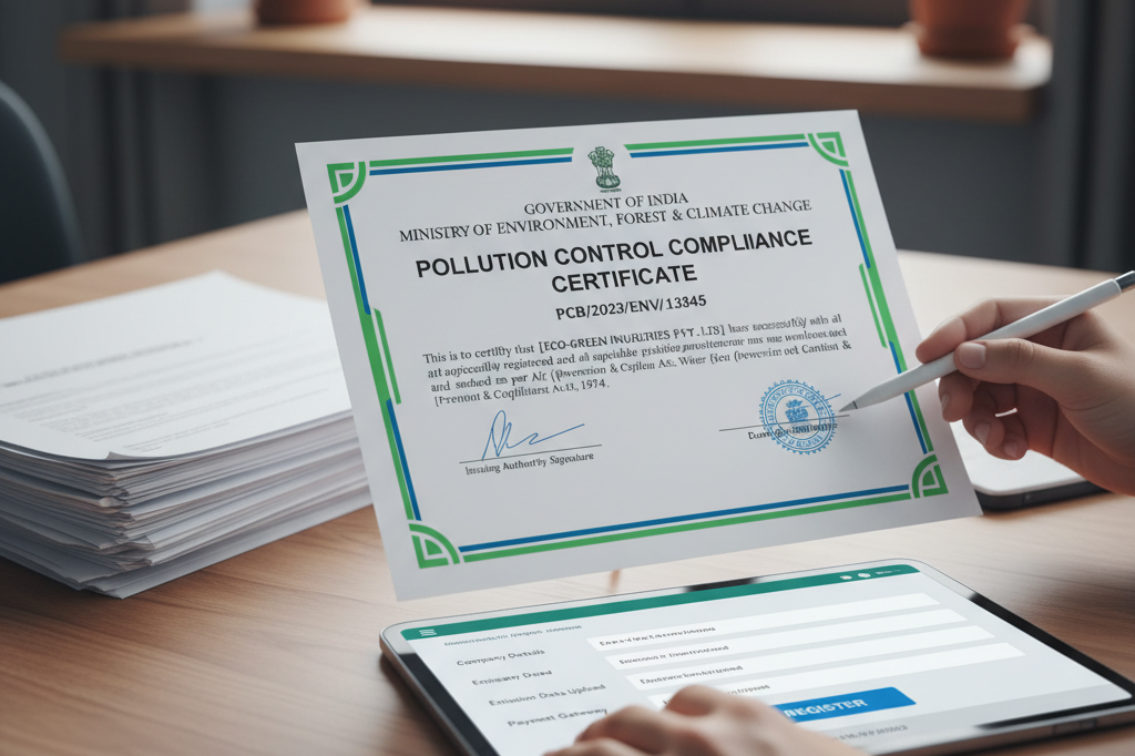 Pollution Control Certificate