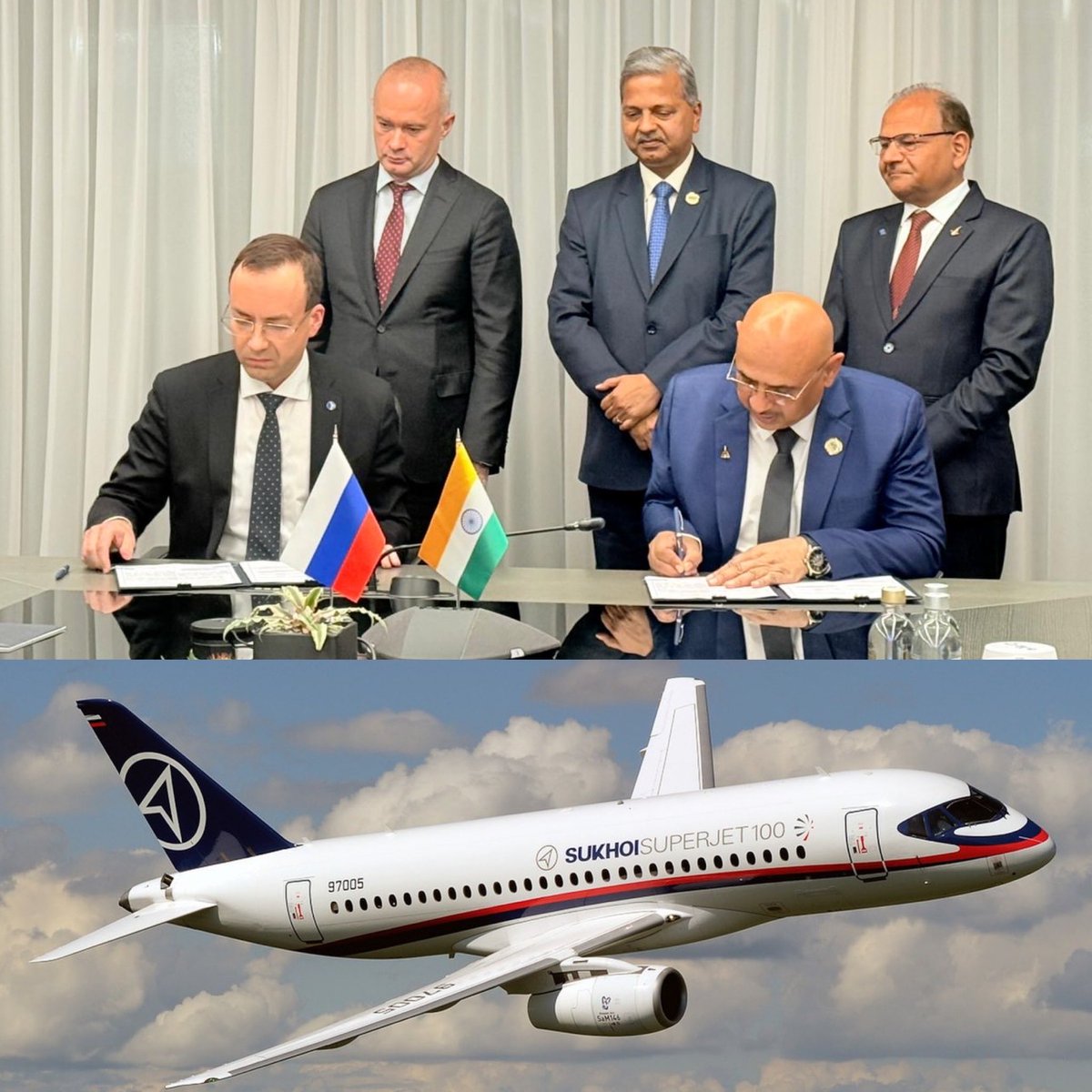 You are currently viewing India Signs MoU with Russia’s UAC to Manufacture SJ-100 Passenger Aircraft Domestically                                                   Date: October 28, 2025                                                                Source: India Advocacy | Defence & Aerospace